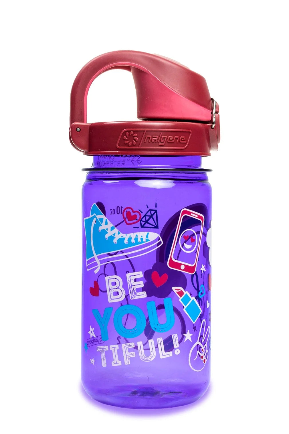 12oz Lock-Top Kids Water Bottle - Nalgene - Dishwaser Safe - BPA Free
